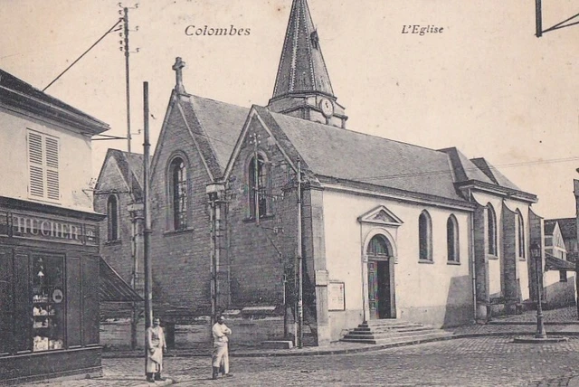 Carte Postale Ancienne Bois-Colombes (92) - La Gendarmerie, Noir Et Blanc, 1900