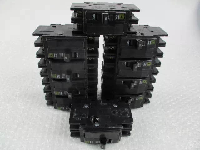 Lot Of 10 New Square D Qou220 Breakers