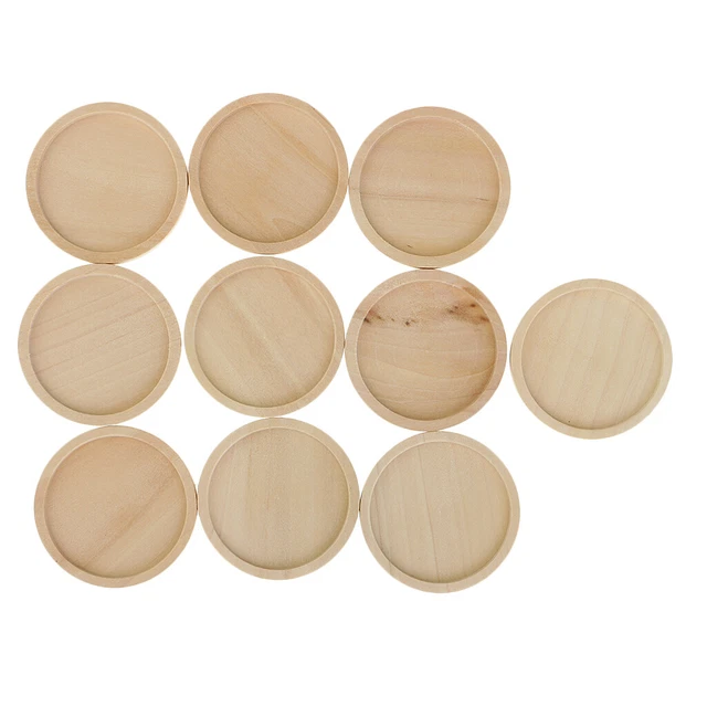 10stk. 30 mm Rund Anhänger Rohlinge Fassungen DIY Zubehör für Hause Schmuck