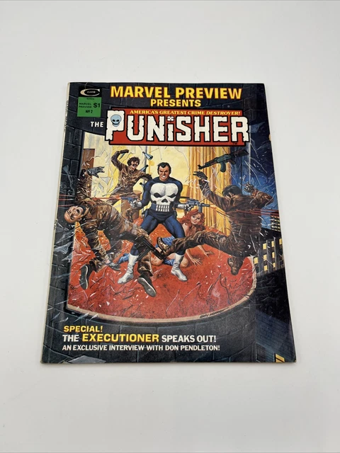 Marvel Preview Presents Punisher #2 1975 (GD/VG) KEY Origin of the Punisher