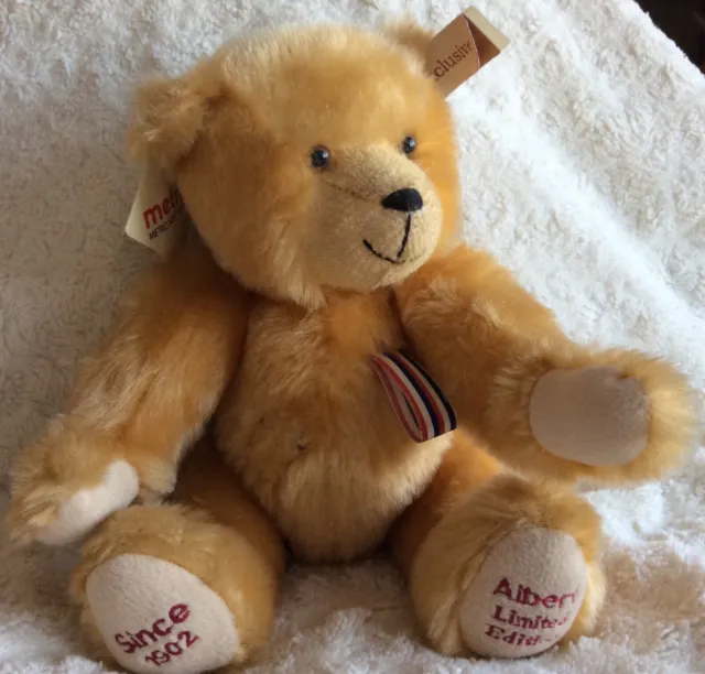Teddy bear metro limited edition Albert  bear with Tags Jointed
