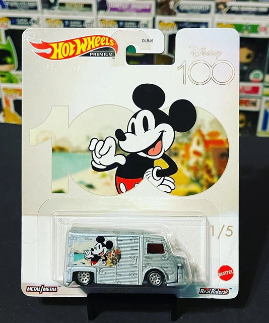 2023 Hot Wheels Premium Disney 100 Mickey Mouse Citroen Type H Metal Diecast 1/5