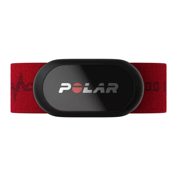 2023 Polar H10 HRM Sensore cardiofrequenzimetro torace rosso M-XXL...