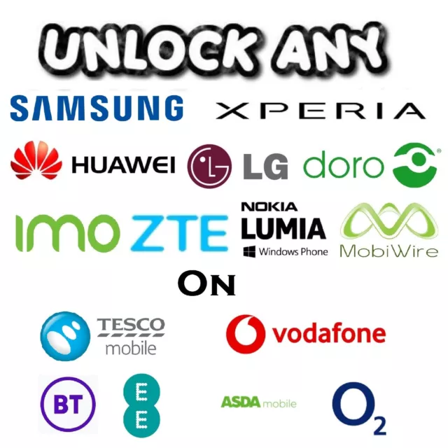 Unlock Code for Any Nokia TA-1111 TA -1275 2.4 1 TA-10 Vodafone EE Tesco O2 UK