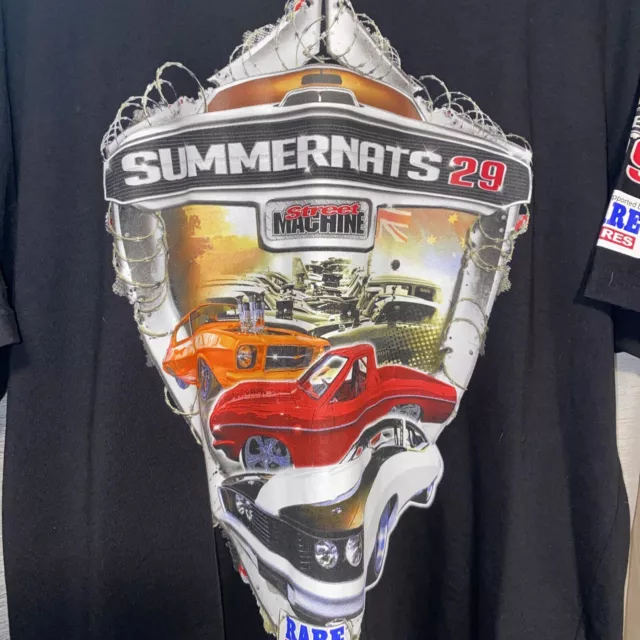 Street Machine Summernats 29 Mens Official Promotional T-Shirt Shirt Tee Size XL 2