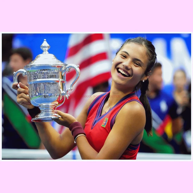 EMMA RADUCANU TENNIS US Open Winner 2021 Huge Photo Poster 36"x24" 2
