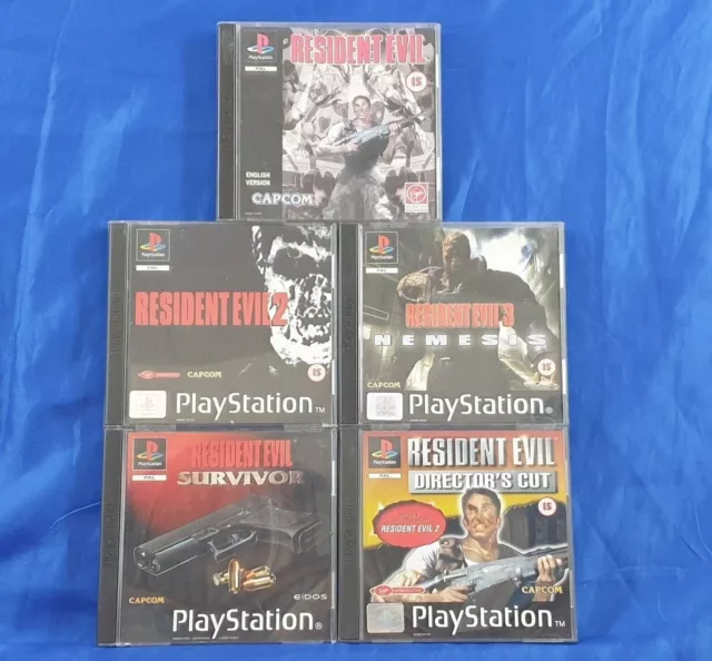 PS1 RESIDENT EVIL GAMES Boxed With Manual PAL ps2 ps3 - Make Your Selection