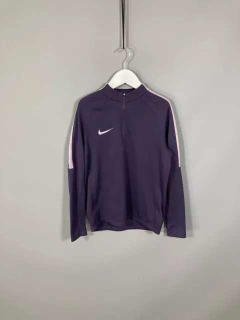 NIKE 1/4 ZIP Track Top - Age 10-12yrs - Purple - Great Condition - Boy’s