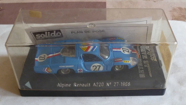 Spark 1:43 – Alpine Renault A220 N°28 – Le Mans 1969 – Résine