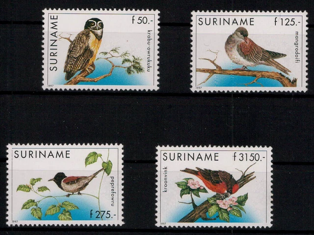 Surinam; Vögel 1997 kpl. **  (32,-)