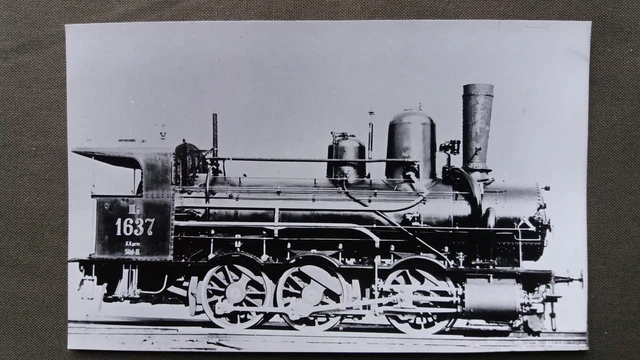 8588 Pressefoto K&K SÜDBAHN Lok 1637 b. Auslieferung