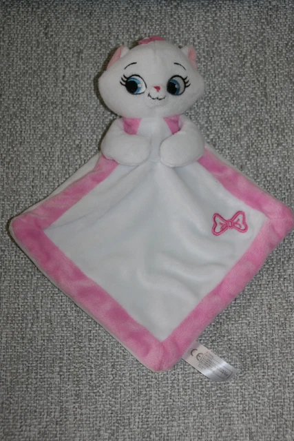Disney Nicotoy Simba Doudou Chat Marie Les Aristochats Blanc Rose Noeud Kom9