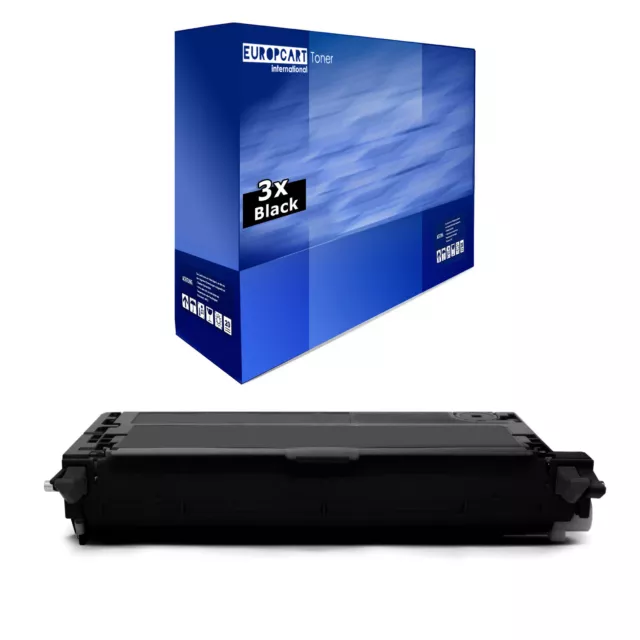 3x Toner Black for Dell 3115-cn 3110-cn
