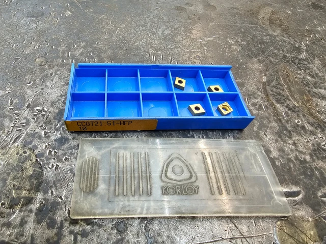 Qty 4 Korloy CCGT 21.51 -HFP 21.51-HFP NC320 grade carbide inserts