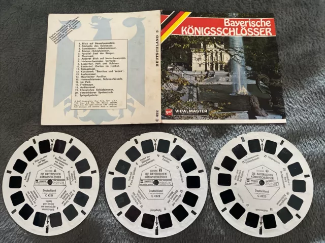 View Master 3 Disc Reel Set Of Germany