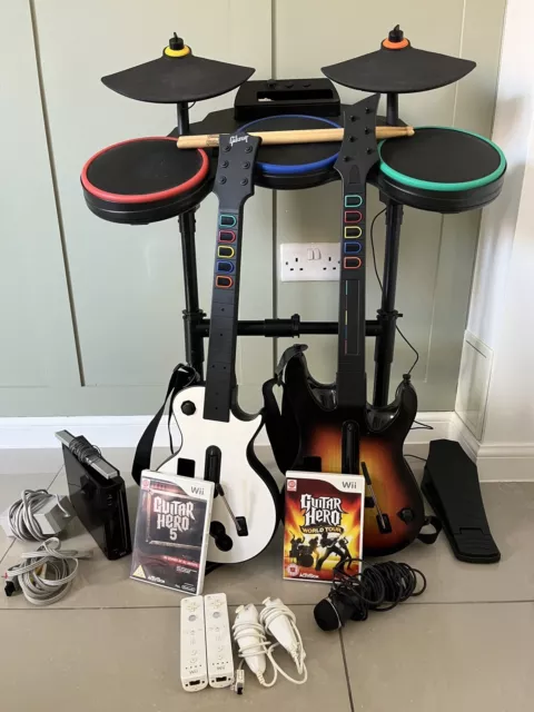 Wii Guitar Hero World Tour Guitar Kit