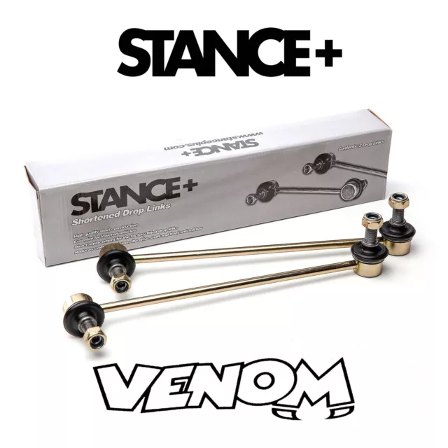 Stance + liens de chute avant raccourcis 300 mm M12 x 1,5 siège Leon Mk 2 2005-2012