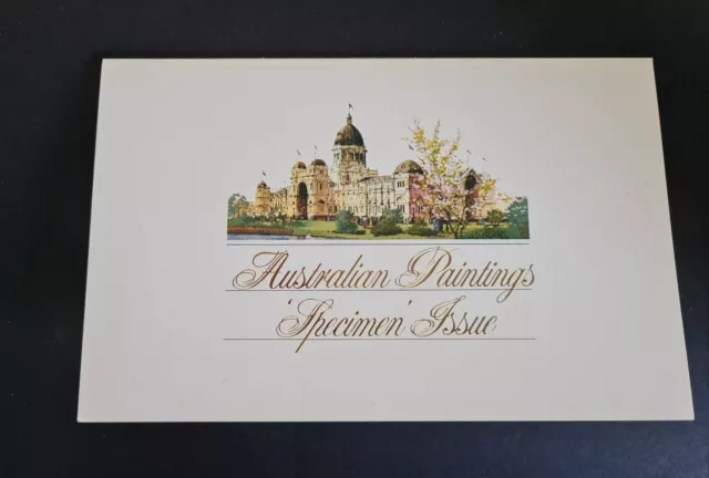 Australia 1984 Australian Paintings Specimen Issue Ausipex Set Of 3 Stamp Pack