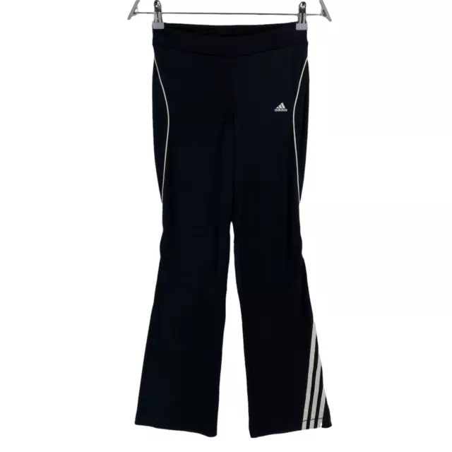 Adidas Climacool Junior Ragazze Nero Pantaloni Della Tuta Taglia L 13/14 Anni