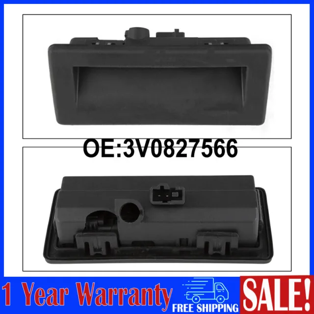 For VW Audi A4 Seat Skoda 3V0827566 Tailgate Rear Lock Handle Switch Boot  Button