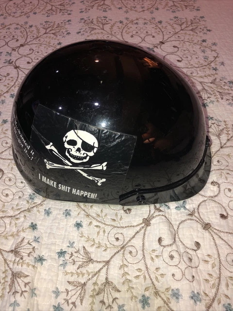 Harley Davidson Helmet Womens Bling Script Black Sz Large 59-60 cm Stickers