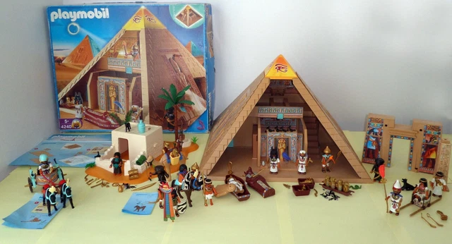 PLAYMOBIL 4243 – Temple Égyptien Avec Pharaon Et Cléopâtre – Complet Avec Boîte Et Notice – Neuf