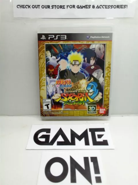 Naruto Ultimate Ninja Storm 3 Full Burst Microsoft Xbox 360 Tested