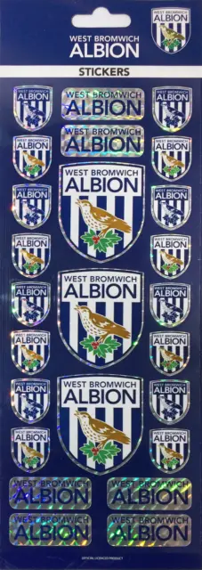 West Bromwich Albion Fußballverein Aufkleber Meisterschaft Party Geschenke für Fans
