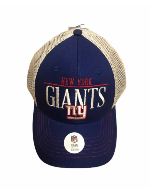 Retro New York Football Giants Trucker Hat Cap NWT NFL Team Headwear Apparel