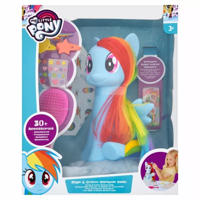 New My Little Pony Style & Groom Head Rainbow Dash 84090