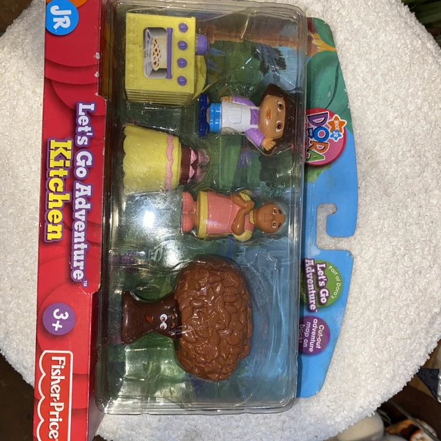 Dora the Explorer Nick Jr Fisher Price Let's Go Adventure Kitchen 5 Piece Pack