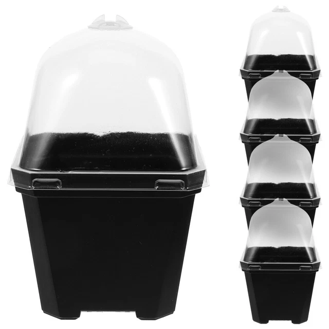 5 Sets Blumentöpfe für den Garten, Blumenpflanztöpfe, Zubehör für die Gärtnerei