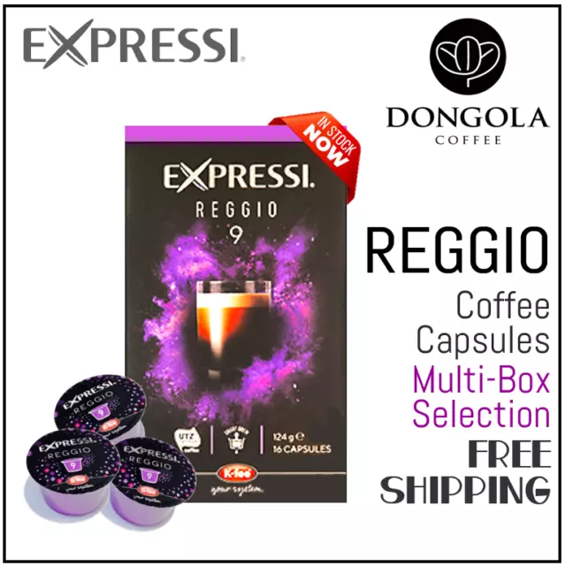 REGGIO Expressi Capsules Pods for Automatic Espresso Coffee Machines K-Fee ALDI