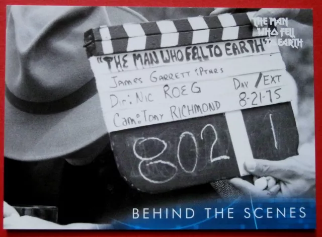 DAVID BOWIE - The Man Who Fell To Earth - Card #46 - Behind The Scenes - 2014