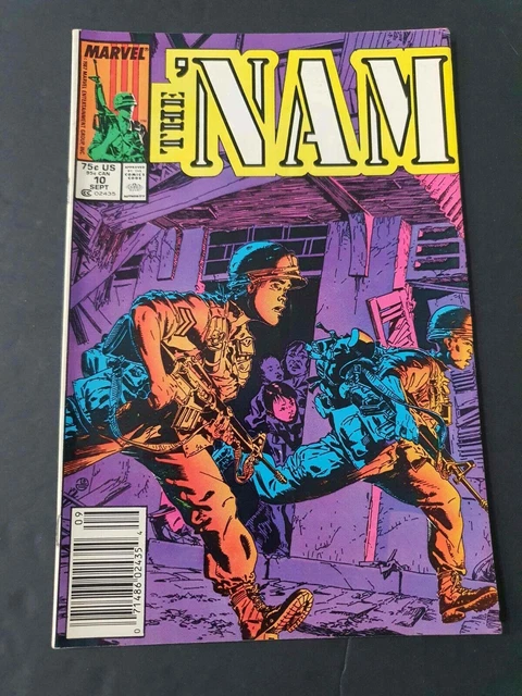 Nam #10  Marvel Comics 1987 Fn/Vf Newsstand