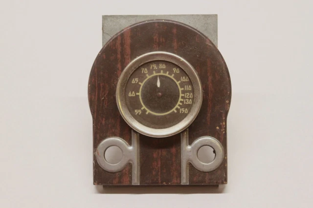 Vintage 1937 Ford Passenger Car ACCESSORY RADIO DIAL & BEZEL Coupe Sedan Part