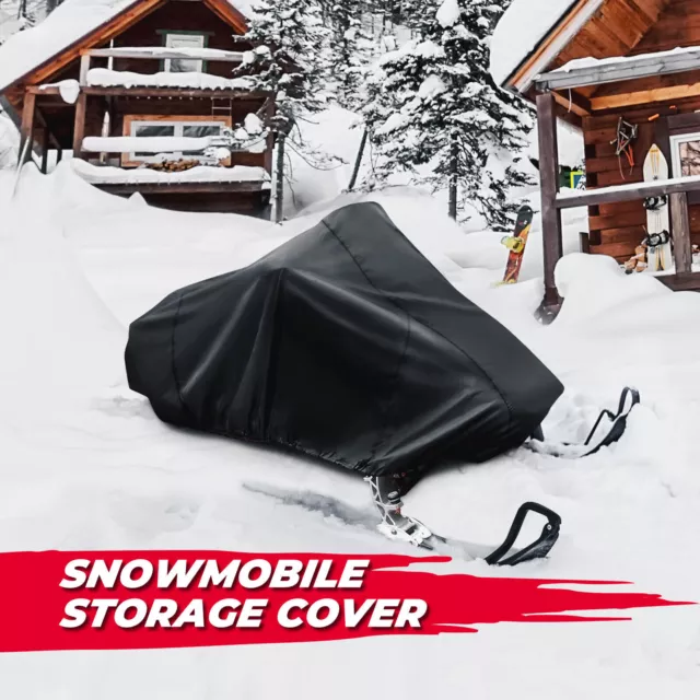 Snowmobile Cover Vehicle Storage Cover for Ski-Doo Arctic Cat Polaris up to 140"