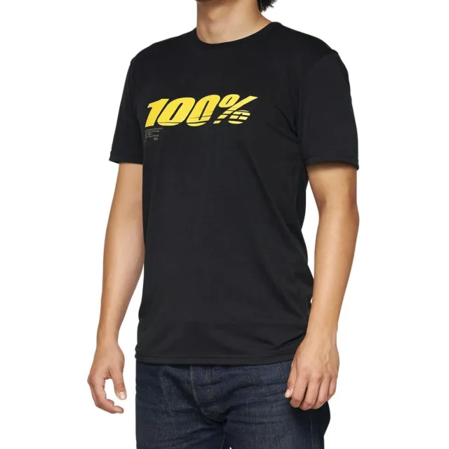 100% SPEED Tech T-Shirt  Black XL