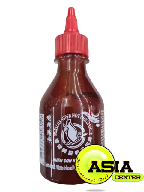 Flying Goose - Sriracha scharfe Chilisauce "Original"  roter Deckel 3 x 200 ml