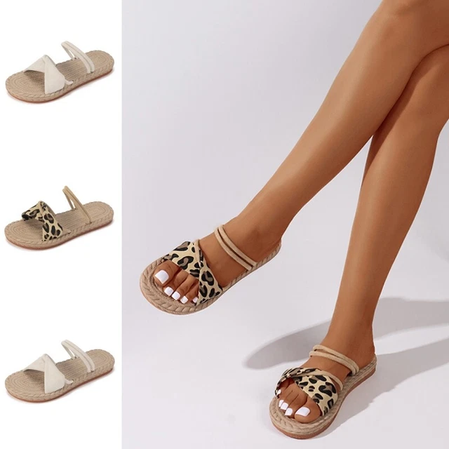 Sandali piatti donna sandali leggeri scivolosi donna senza slip spiaggia schiudi
