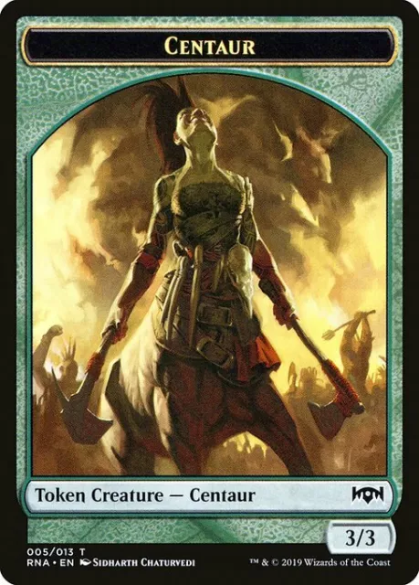 Centaur Token 3/3 - Ravnica Allegiance - Magic: The Gathering MTG