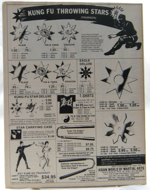 INSIDE KUNGFU MAGAZINE April 1978 Bill Wallace Japan's Mr. Lightning