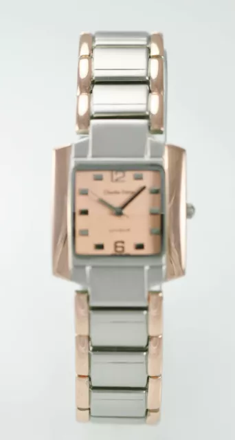 CHARLES DELON RELOJ Hombre Acero Inoxidable Cobre Plata Resistente