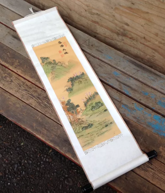 Very Nice Vintage Chinese Art Scroll