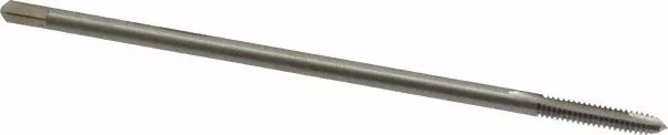 Hertel #6-32 UNC 2 Flute H3 Bright Finish HSS Spiral Point Extension Tap Plug...