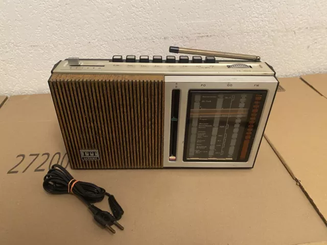 Radio ITT oceanic PR1600 - Vintage - Radio Rare - Bon état