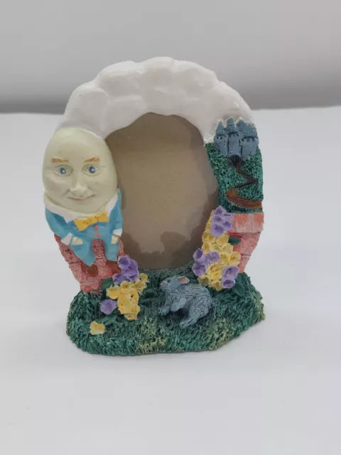 Vintage Humpty Dumpty Miniature Picture Frame Fairytale Story 3 X 4" Small Photo