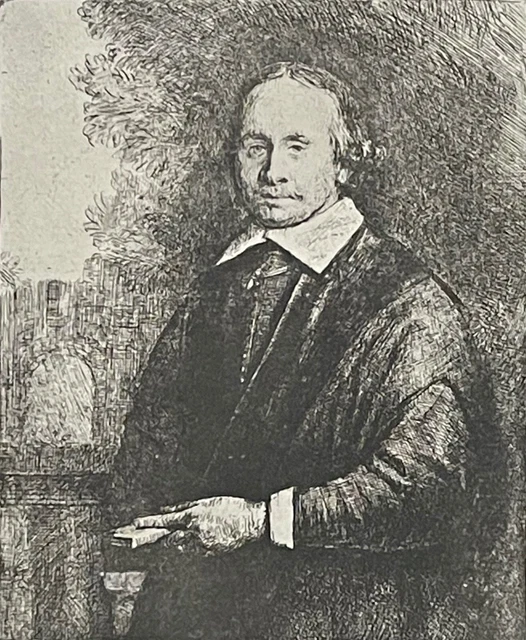 REMBRANDT VAN RIJN Jan Antonides van der Linden héliogravure Circa 1850 ...