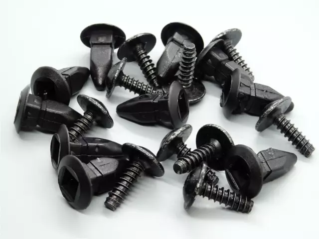 10 Torx Tornillos Con Tuerca de Expansión Clips Alojamiento la Rueda Stoßtange