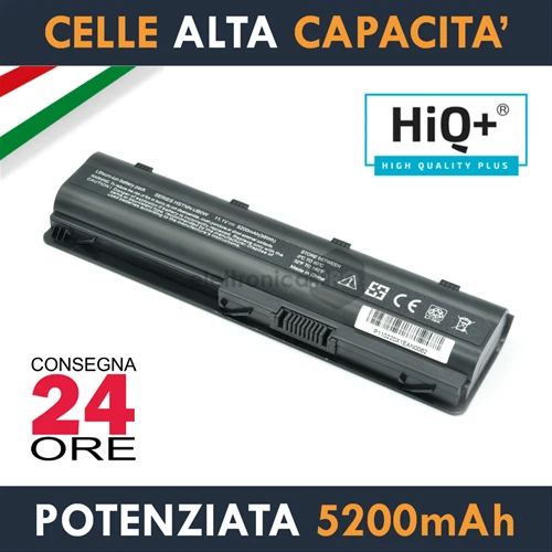 Batteria Potenziata 5200mAh Per HP-Compaq HSTNN-IB79 – 6 Celle 10.8-11.1V (MB Distribuzione)